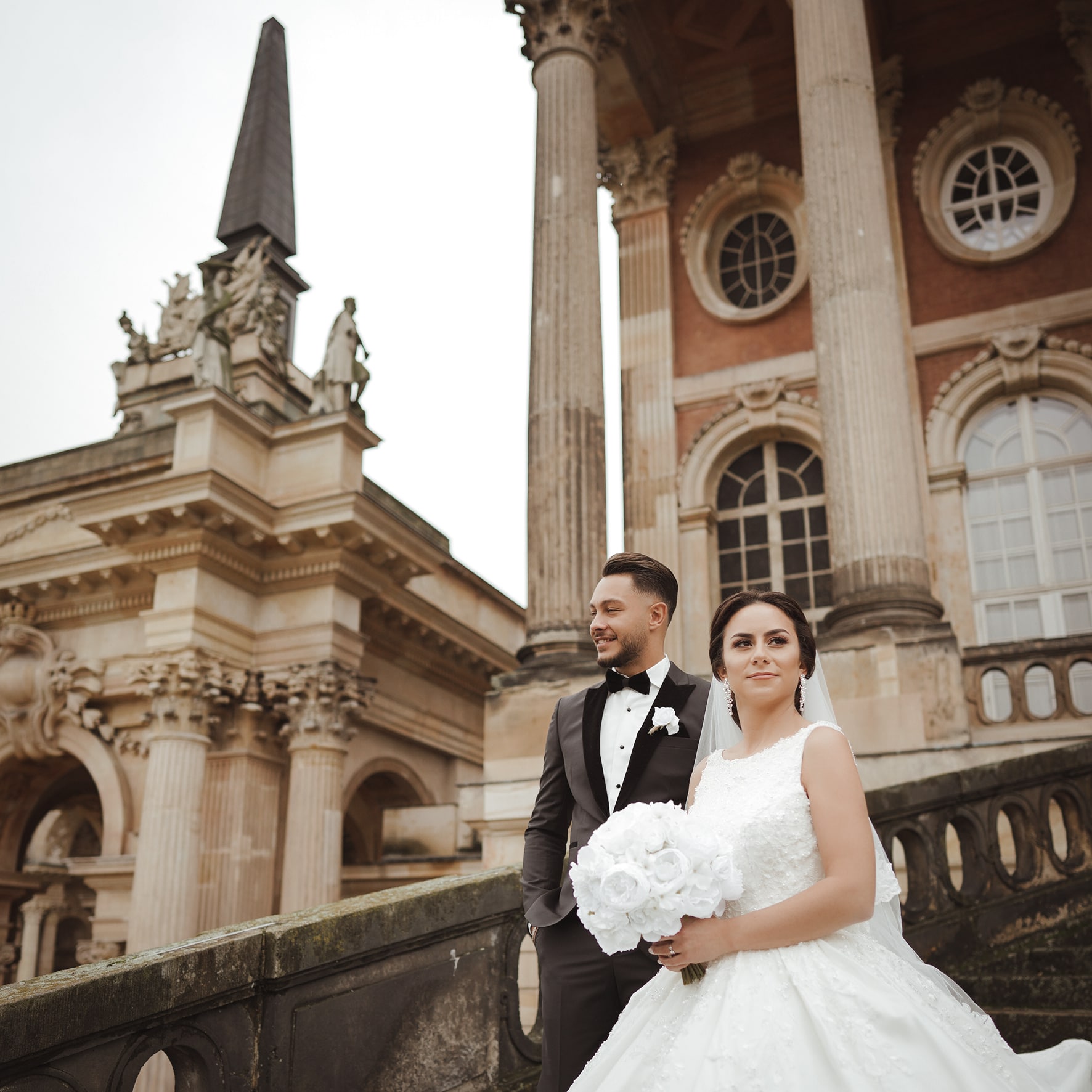 Hochzeits Foto braut Kleid